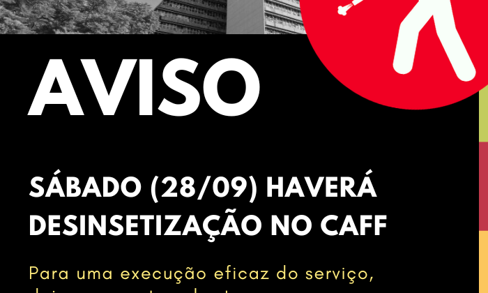 DESINSETIZAÇÃO NO CAFF